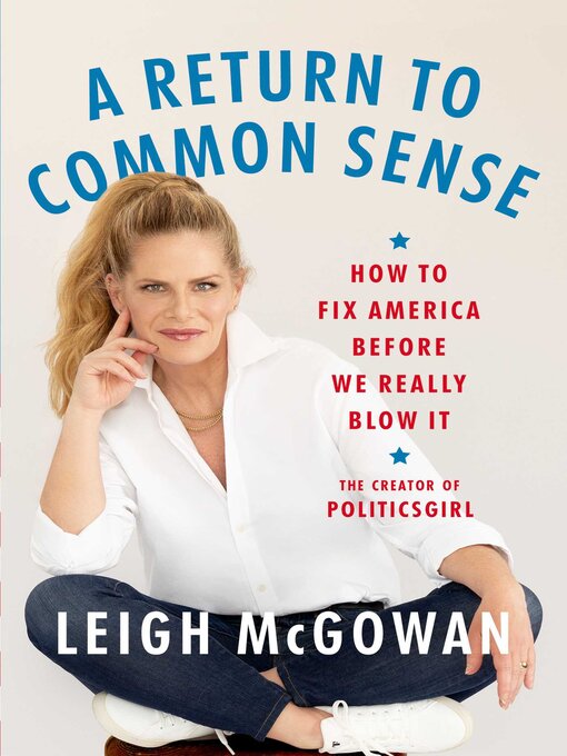 Title details for A Return to Common Sense by Leigh McGowan - Available